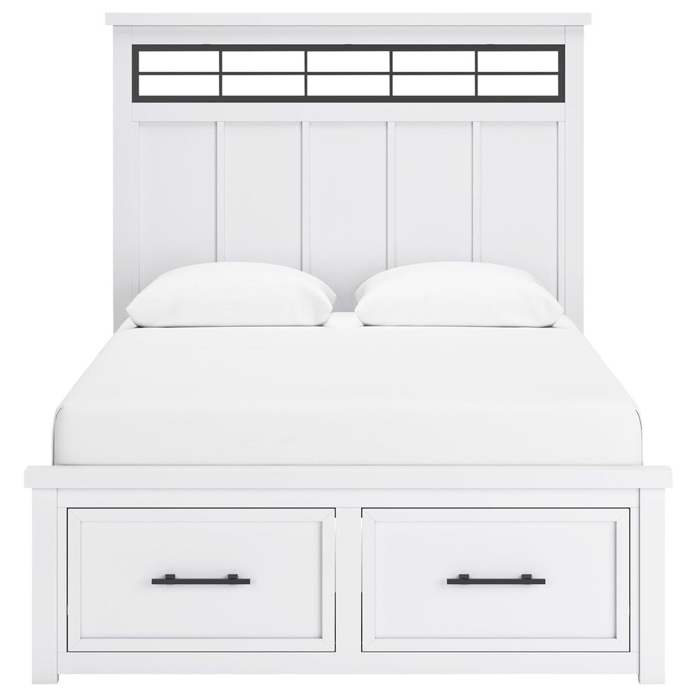 Ashley 4-Piece Queen Bedroom Set in White, , large