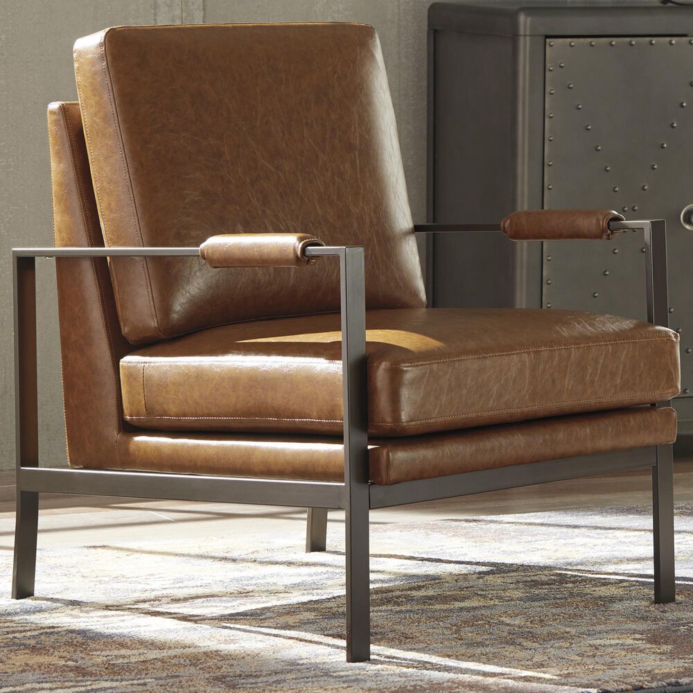 Signature Design by Ashley Peacemaker Accent Chair in Brown, , large