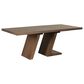 Linon Home Decor Callahan Dining Table with Leaf in Brown - Table Only, , large