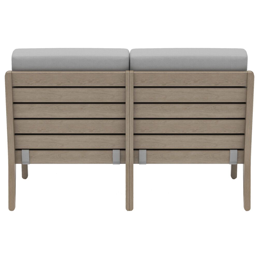 Homestyles Sustain 4-Piece Patio Conversation Set with Loveseat in Stain Brown, , large