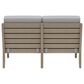 Homestyles Sustain 4-Piece Patio Conversation Set with Loveseat in Stain Brown, , large