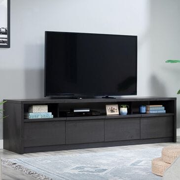 Sauder Harvey Park 81" TV Stand in Raven Oak, , large