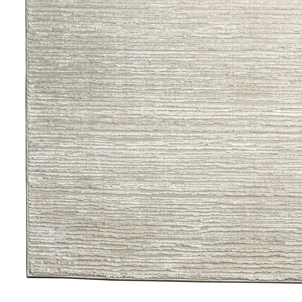 Radici USA Davide Striped 3&#39;3&quot; x 4&#39;11&quot; Beige Area Rug, , large