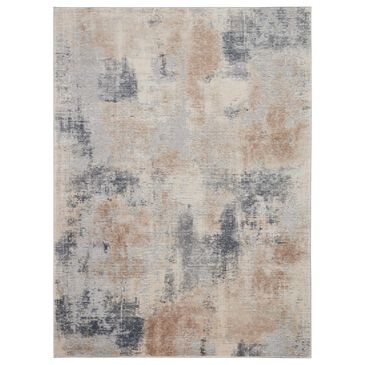 Nourison Rustic Textures RUS02 9"3" x 12"9" Beige and Grey Area Rug, , large