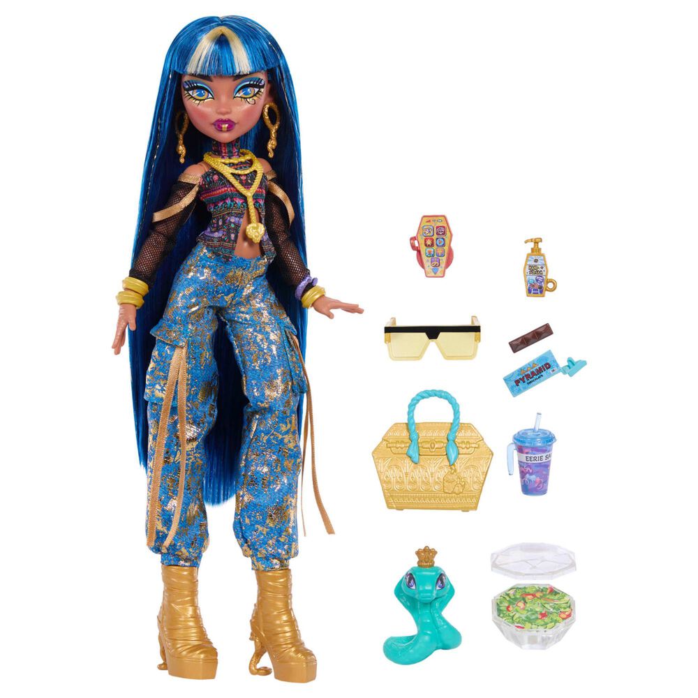 Monster High Cleo De Nile Fashion Doll with Accessories, , large