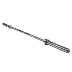 Apollo Athletics 86 inch Olympic Bar with Brass Bushing in Chrome
