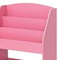 HOMLUX 5-Tier Magazine Bookshelf in Pink, , large