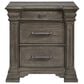 Mayberry Hill Kings Court King Storage Bed with Dresser, Chest and Two Nightstands in Grey, , large