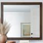 Riva Ridge Modern Loft Landscape Mirror in Brownstone, , large