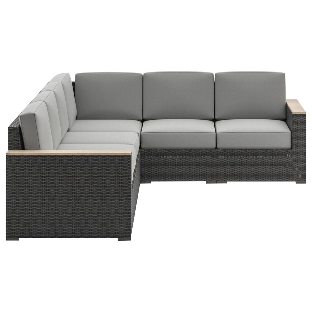 Homestyles Boca Raton Patio Sectional in Brown, , large