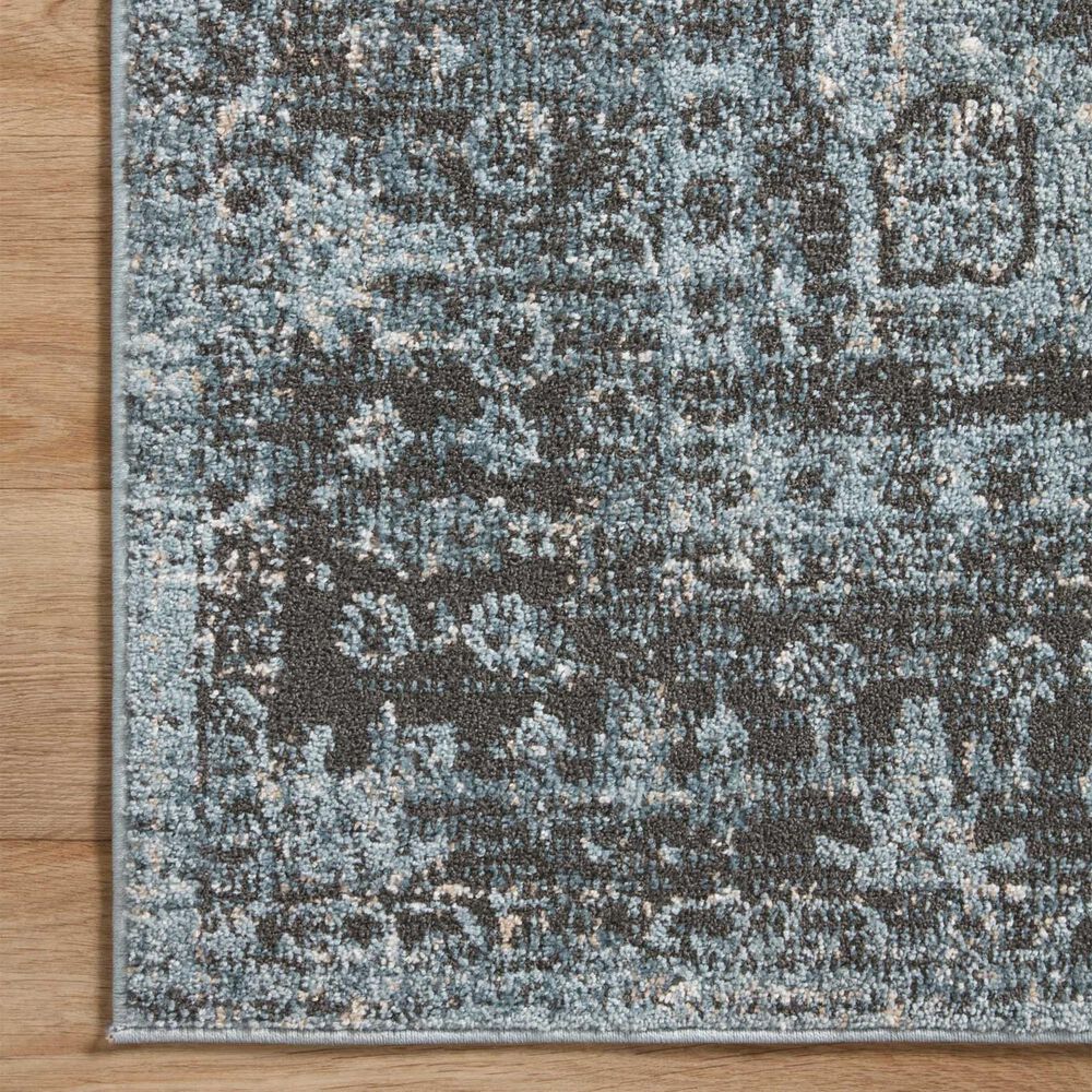 Loloi II Odette 2&#39;3&quot; x 3&#39;10&quot; Sky and Charcoal Area Rug, , large