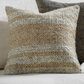 Surya Lesley 22" x 22" Throw Pillow in Tan and Beige, , large
