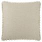 D.V.Kap Inc Pom Chic 24" x 24" Throw Pillow in Linen, , large
