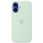 Apple Silicone Case with MagSafe for iPhone 16 in Aquamarine, , large
