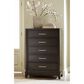 Ashley Neymorton 5-Drawer Chest in Dark Grayish Brown, , large