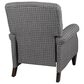 La-Z-Boy Charlotte Push Back Recliner with High Leg in Charcoal, , large