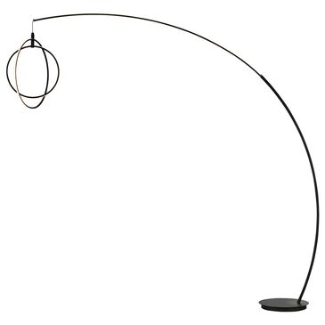 Lite Source Monita LED Arc Lamp in Black, , large