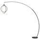 Lite Source Monita LED Arc Lamp in Black, , large