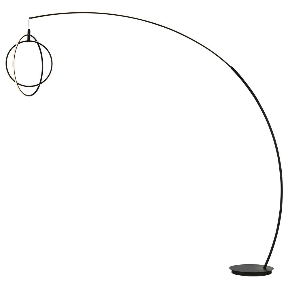 Lite Source Monita LED Arc Lamp in Black, , large