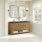 James Martin Vanities Breckenridge 60" Double Bathroom Vanity in Light Natural Oak with 3 cm Charcoal Soapstone Quartz Top and Rectangular Sinks, , large