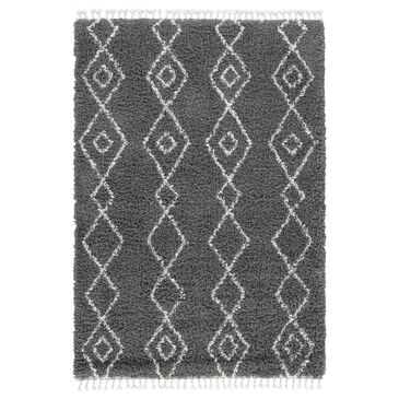 Signature Design by Ashley Maysel 7"10" x 9"10" Charcoal and White Area Rug, , large