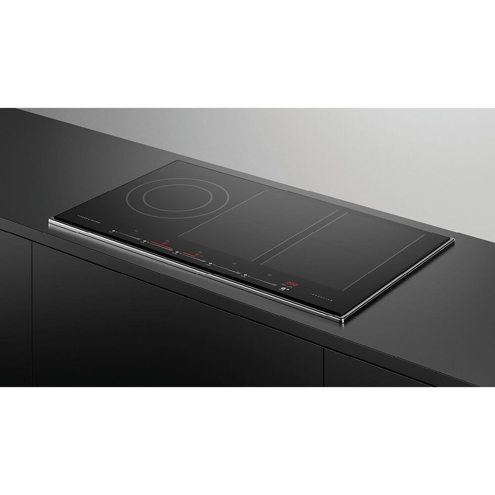 Fisher &amp; Paykel 36" Professional Induction Cooktop with SmartZone in Black, , large