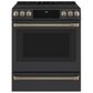 Cafe Handle and Knob Kit for Electric Range in Brushed Bronze, , large