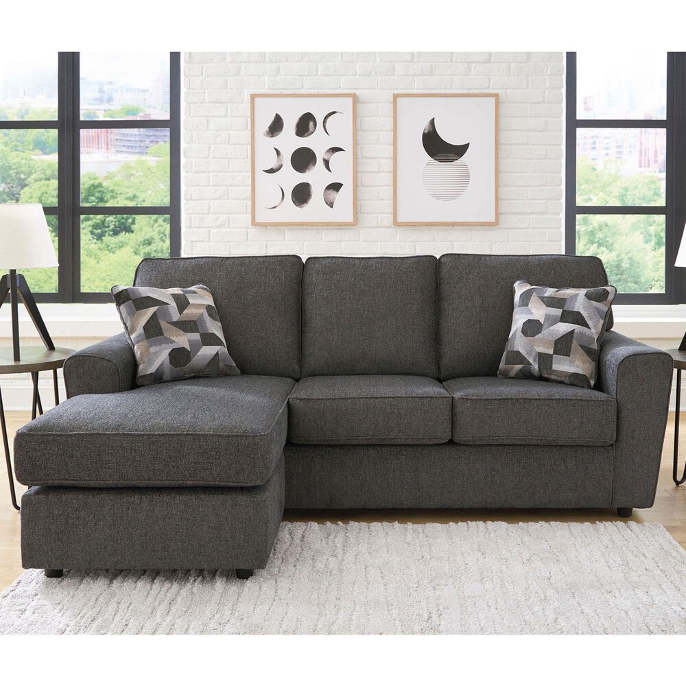 Ashley Cascilla Stationary Sofa Chaise in Slate, , large