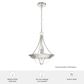 Hunter Perch Point 1-Light Pendant in Brushed Nickel, , large