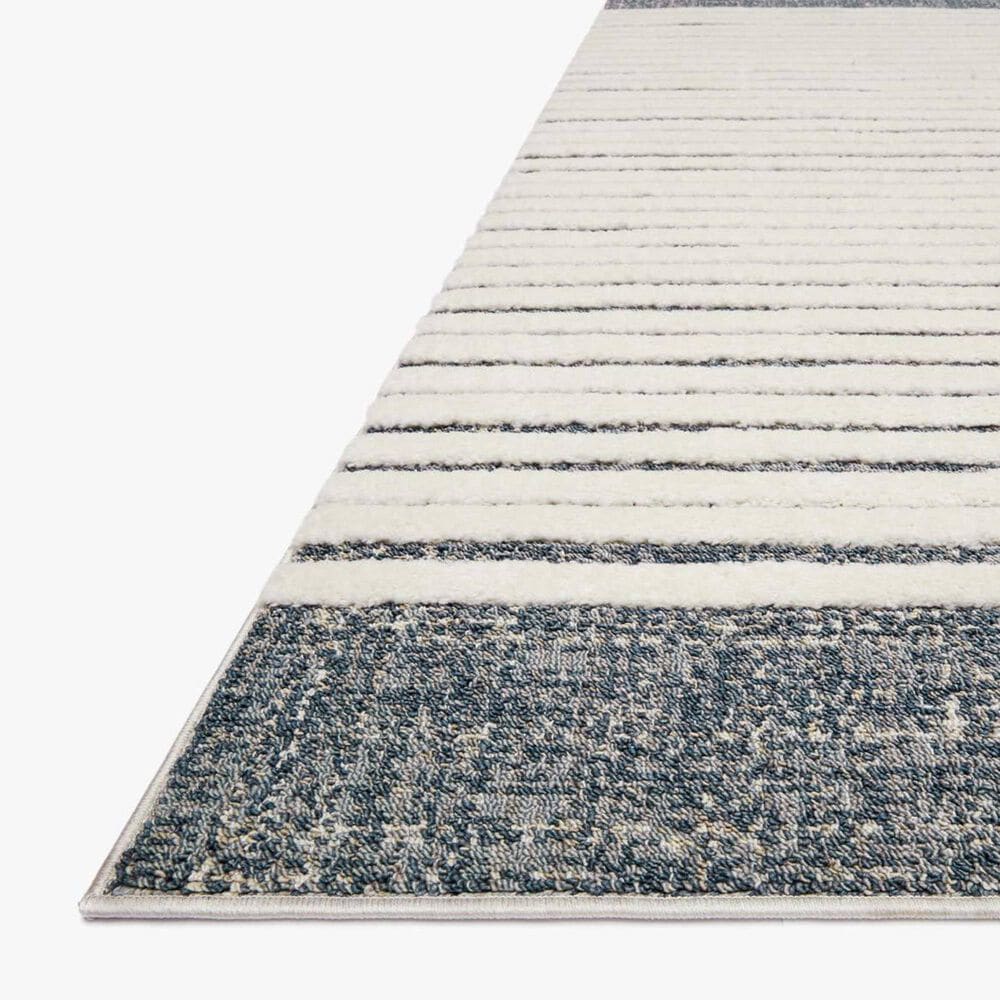 Loloi II Hagen 7&#39;10&quot; x 10&#39;10&quot; White and Ocean Area Rug, , large