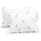 Triangle Home Fashions Livia Floral 5-Piece Full/Queen Comforter Set in Neutral and Blue, , large