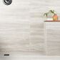 Soho Studio Zenit Grigio Chiaro Gray 12" x 24" Travertine Look Matte Porcelain Tile, , large