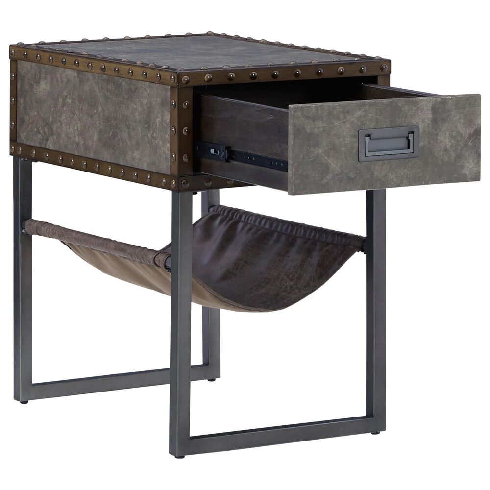 Ashley Derrylin End Table in Bronze and Brown, , large