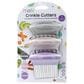 Harold Import Melii Crinkle Cutters in Pink, Purple and Grey (Set of 3), , large