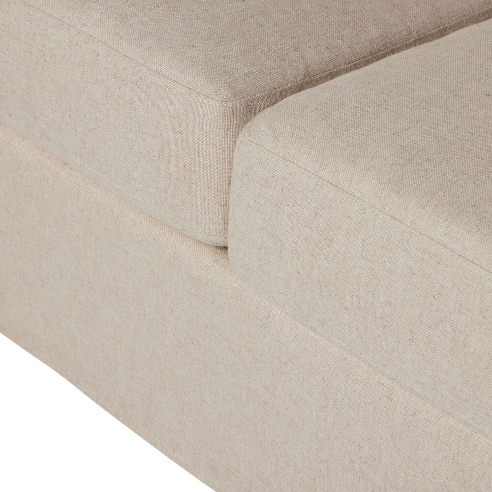 Four Hands Helm Hampton Stationary Slipcover Sofa in Evere Creme, , large