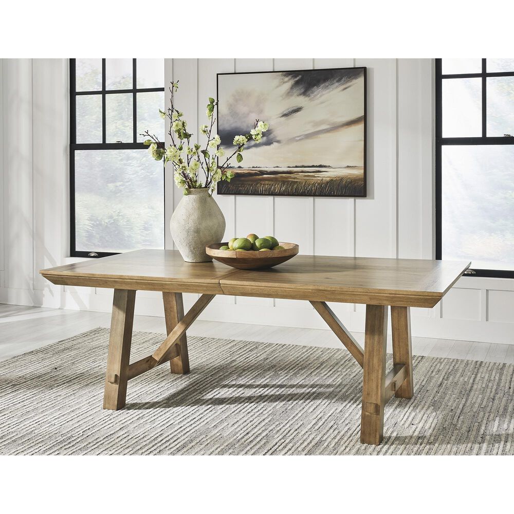 Ashley Ridgester Dining Table in Natural - Table Only, , large