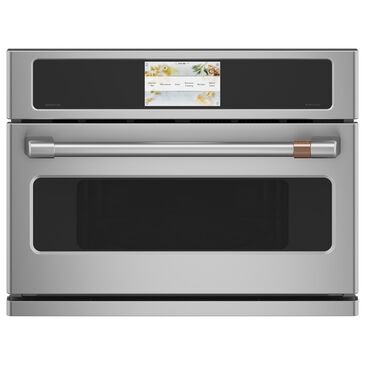 Cafe 27" Five-In-One Electric Single Wall Oven in Stainless Steel, , large