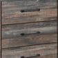 Ashley Drystan 4-Piece Full Dual Storage Bed Set in Brown Rustic, , large