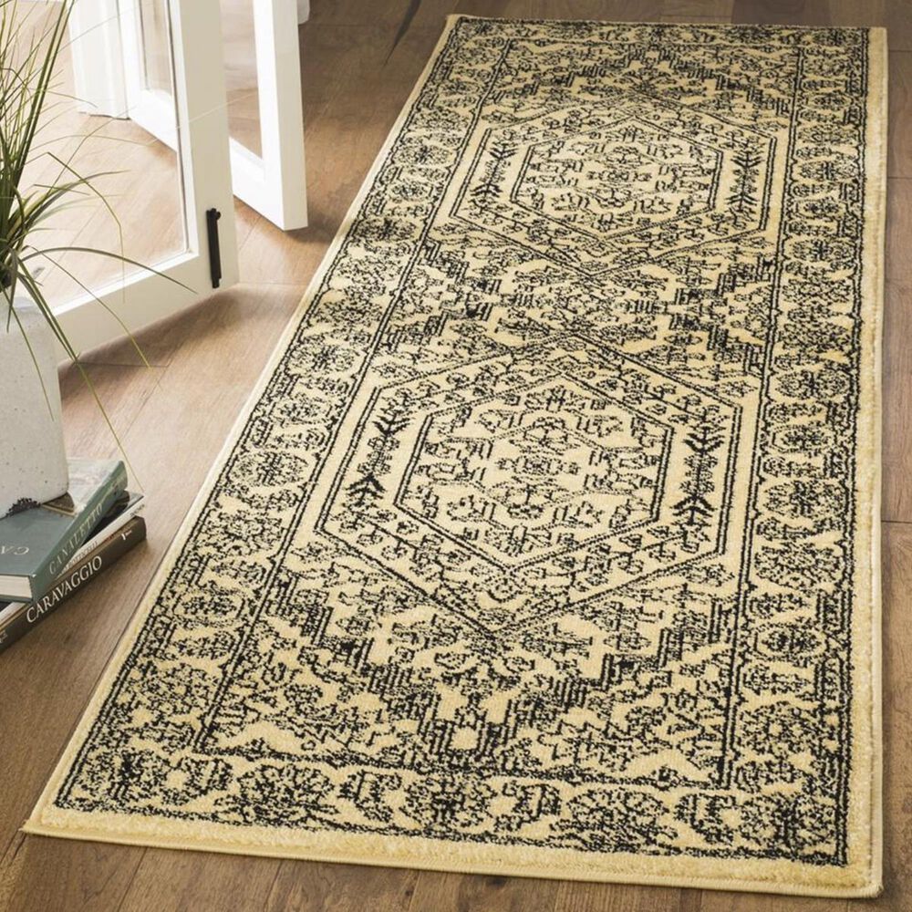 Safavieh Adirondack ADR108H 2"6" x 14" Gold and Black Runner, , large