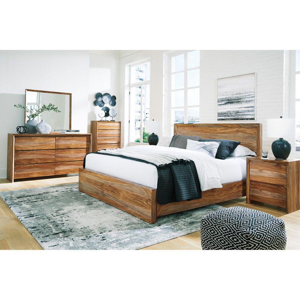 Millenium Dressonni 4-Piece Queen Bedroom Set in Brown, , large