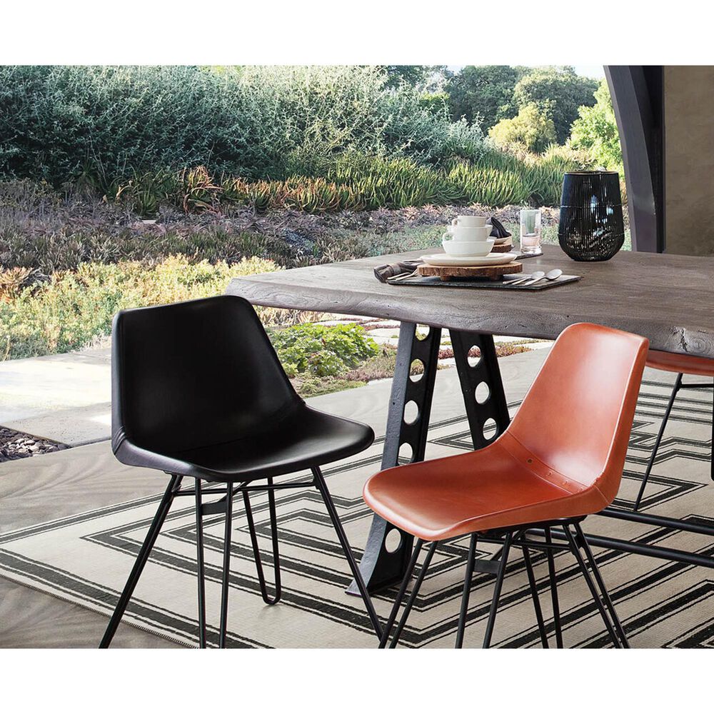 Diamond Sofa Camden Dining Side Chair in Black, , large