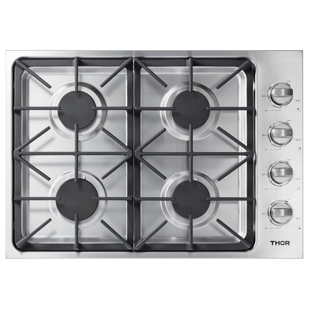 Thor Kitchen 30" Drop-in Gas Cooktop in Stainless Steel, , large