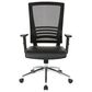 OSP Home Office Chair with Black Cushion with Chrome Finish, , large
