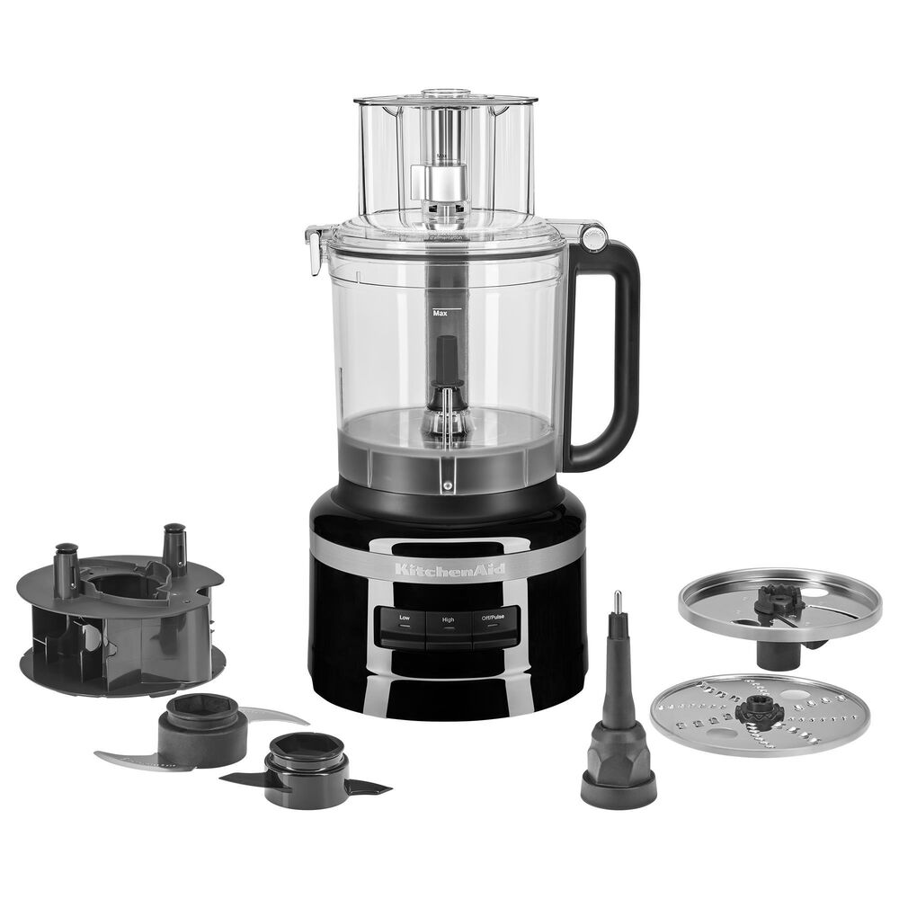 KitchenAid 13-Cup Food Processor in Onyx Black, , large