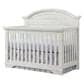 Eastern Shore Foundry Curved Top Convertible Crib in White Dove, , large