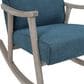 OSP Home Gainborough Rocker with Brushed Grey Frame in Azure, , large