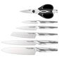 Power A iD3 Tora 7-Piece Knife Block Set in Stainless Steel, , large