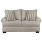 Northwestern Mallory Stationary Loveseat in Chalk, , large