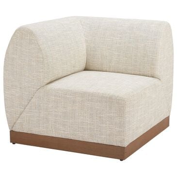 Zuo Modern Christy Outdoor Corner Chair in Beige, , large