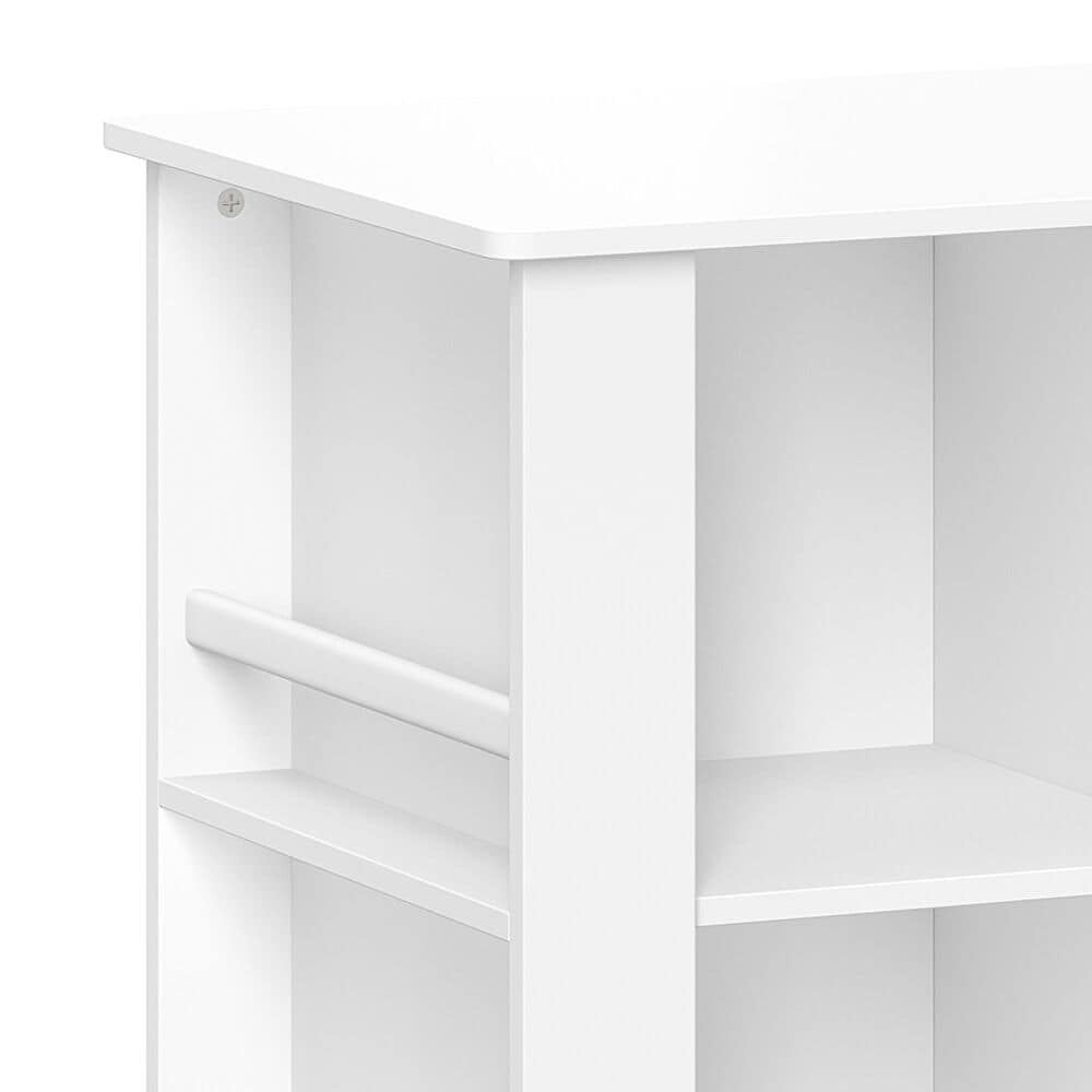 RiverRidge Home 2-Piece Kid Desk and Chair Set with Cubbies and Bookracks in White, , large